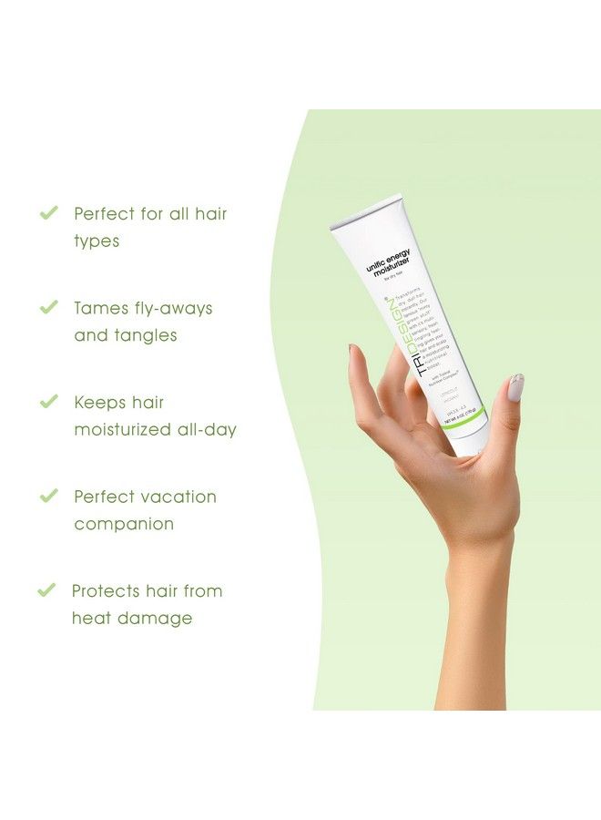 TRIDESIGN Tri Unific Energy Moisturizer Conditioner Curly Hair Products Leave In Conditioner Serum For Hair Deep Conditioner Hair Treatment Conditioner For Dry Hair 6 Oz Tube  - Image 4