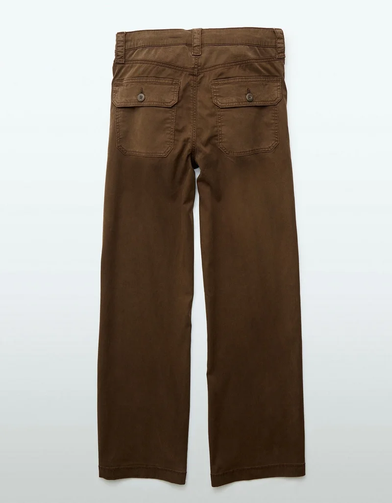 American Eagle  AE Dreamy Drape Stretch Super High-Waisted Baggy Wide-Leg Pant for Women | Best Price UAE