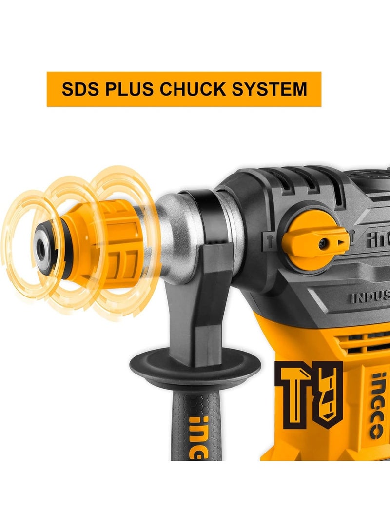 إنجكو مطرقة تخريم دورانية من إنجكو 1500 واط 32 مم بنظام SDS بلس – RH150028 - Image 2