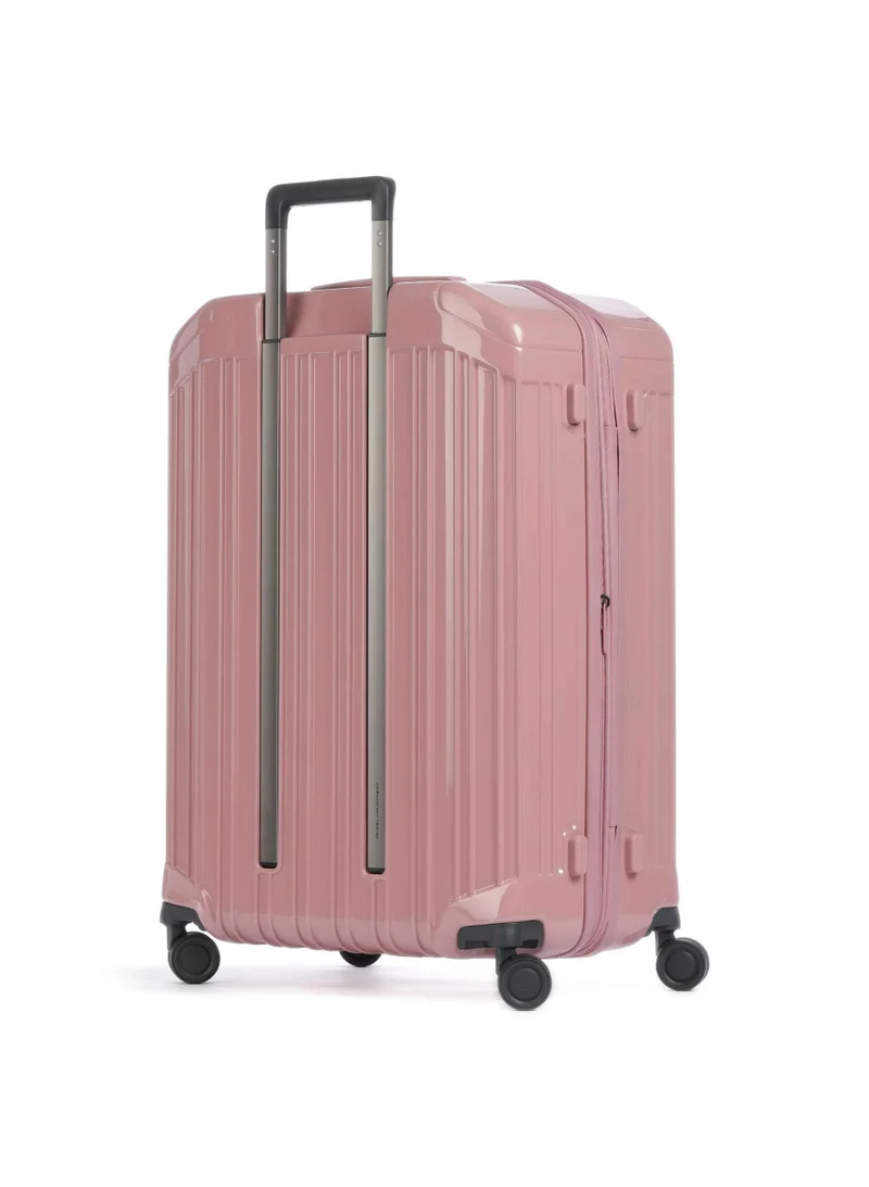 بيكوادرو حقيبة سفر Piquadro BV6393PQL متوسطة الحجم مقاس 27 بوصة | حقيبة شحن بهيكل صلب من البولي كربونيت (PC) قابلة للتوسعة مع قفل TSA و4 عجلات مزدوجة دوارة