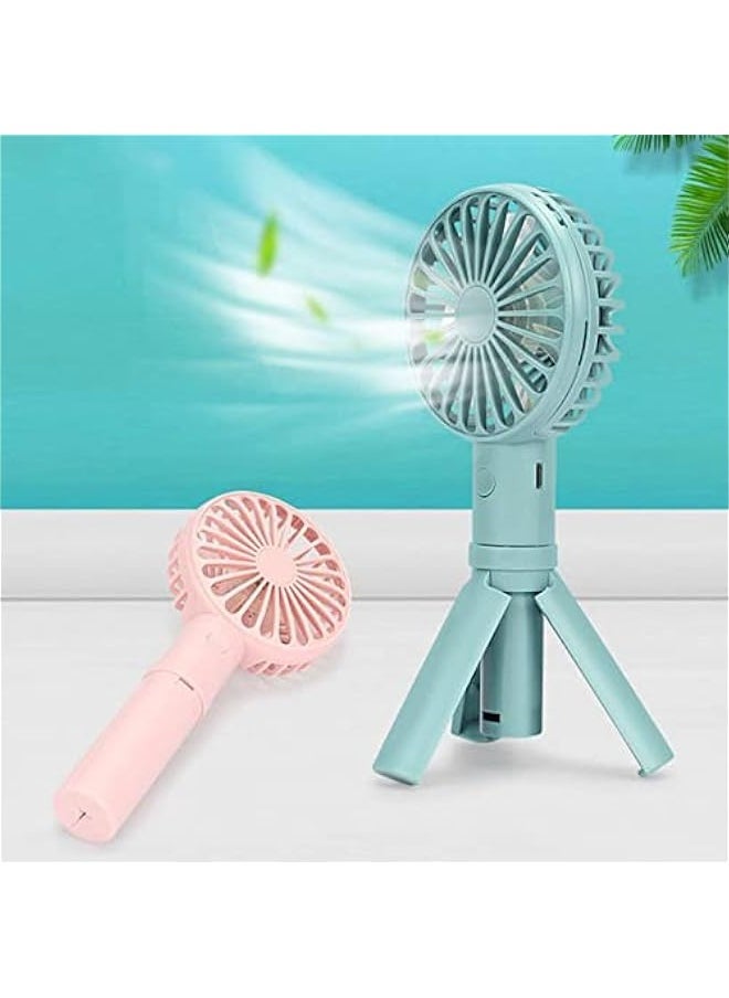 Mini Fan Small Hand Fans Portable Handheld Fan Rechargeable with Mist Small Battery Operated Fan Handheld Usb Misting Fan, Portable Battery Small Fan for Face Makeup Foldable