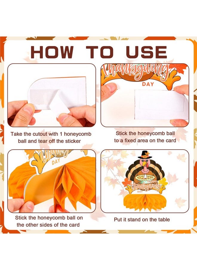 9 Pcs Thanksgiving Turkey Honeycomb Centerpieces, Happy Thanksgiving Day Gobble Table Toppers Funny Turkey Table Centerpieces For Fall Thanksgiving Table Decoration Gobble Till You Wobble Favors - pzsku/Z83B27A74572DBD19FC08Z/45/_/1734347249/1ce0c524-e273-438e-85fc-ff351a175351