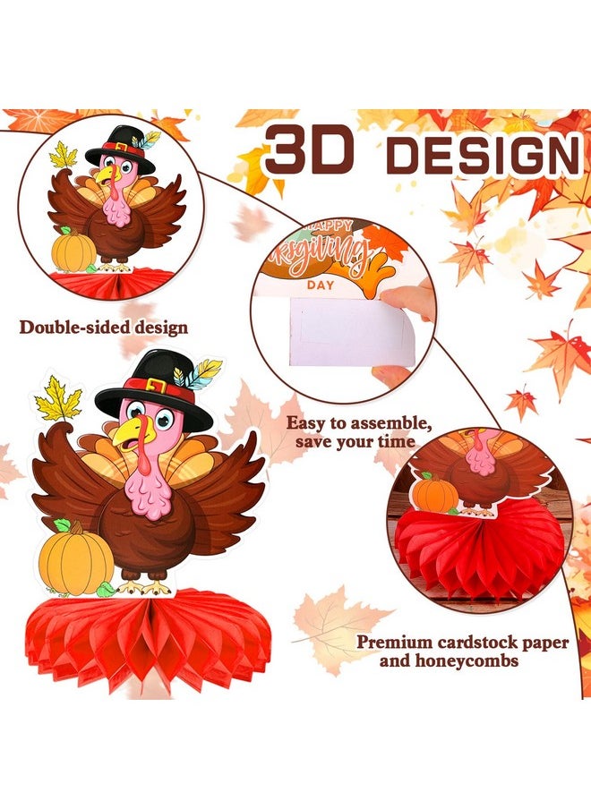 9 Pcs Thanksgiving Turkey Honeycomb Centerpieces, Happy Thanksgiving Day Gobble Table Toppers Funny Turkey Table Centerpieces For Fall Thanksgiving Table Decoration Gobble Till You Wobble Favors - pzsku/Z83B27A74572DBD19FC08Z/45/_/1734347259/d067b913-bced-47ce-b318-0bc729e62a37