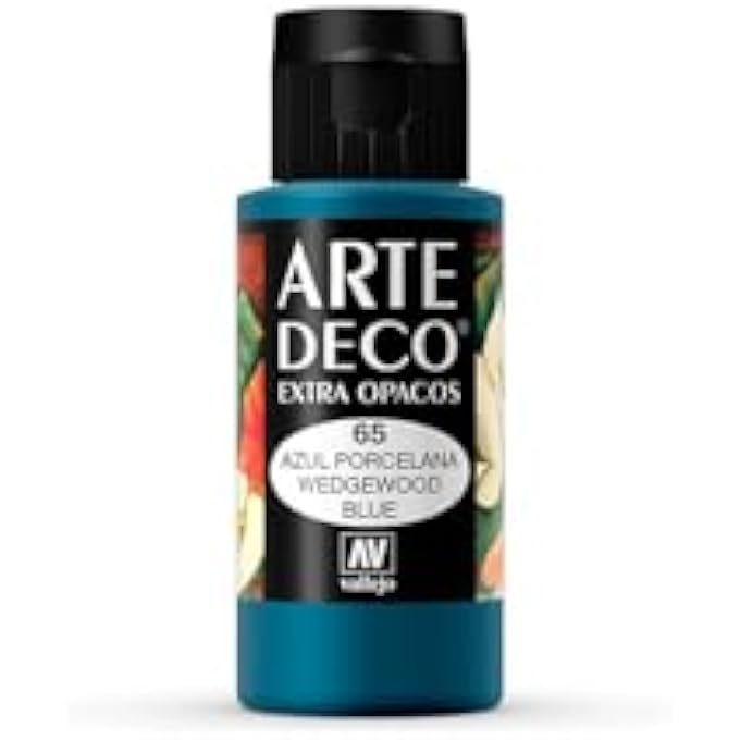 ART DECO EXTRA OPAQUE 065-60ML WEDGEWOOD BLUE ACRYLIC PAINT DELIVERS A RICH FINISH MAKING IT IDEAL AS DECORATIVE ACRYLIC PAINT FOR ARTS AND CRAFTS PAINT AND RELIABLE HOME DECOR PAINT