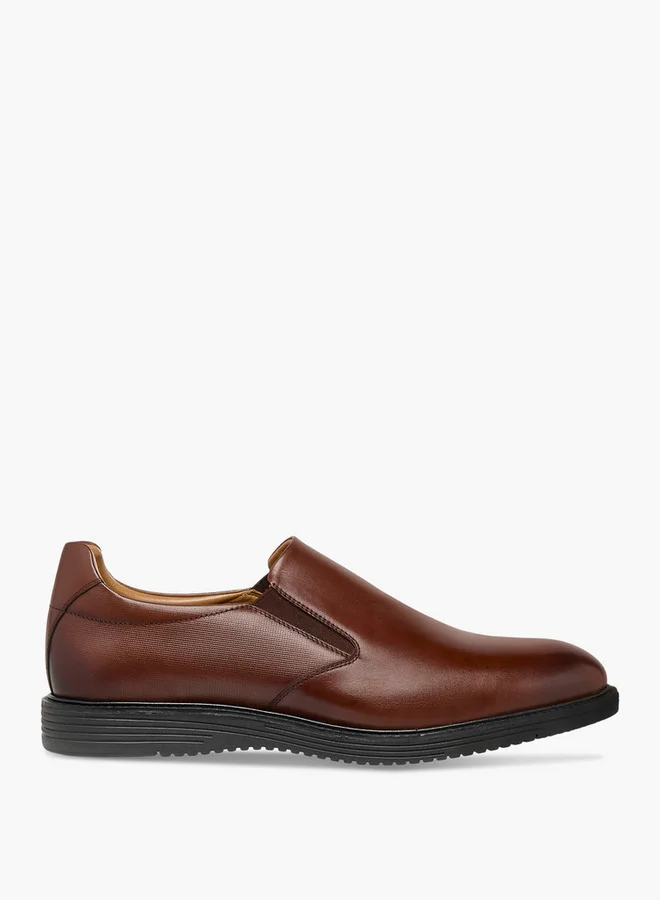 دوتشيني Men's Solid Slip-On Loafers