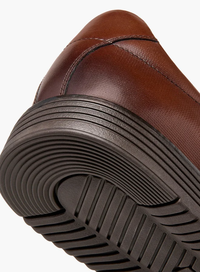 دوتشيني Men's Solid Slip-On Loafers