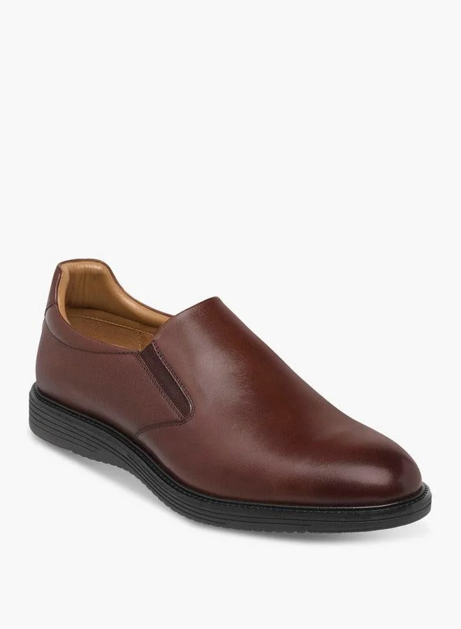 DUCHINI Men's Solid Slip-On Loafers