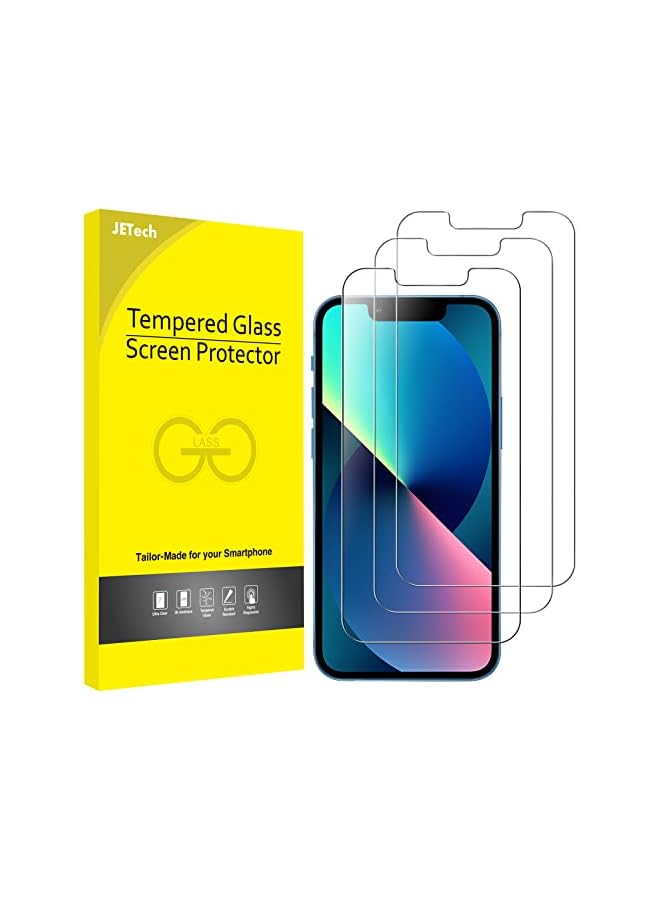 JETech Screen Protector Compatible with iPhone 13 mini 5.4-Inch, Tempered Glass Film, 3-Pack