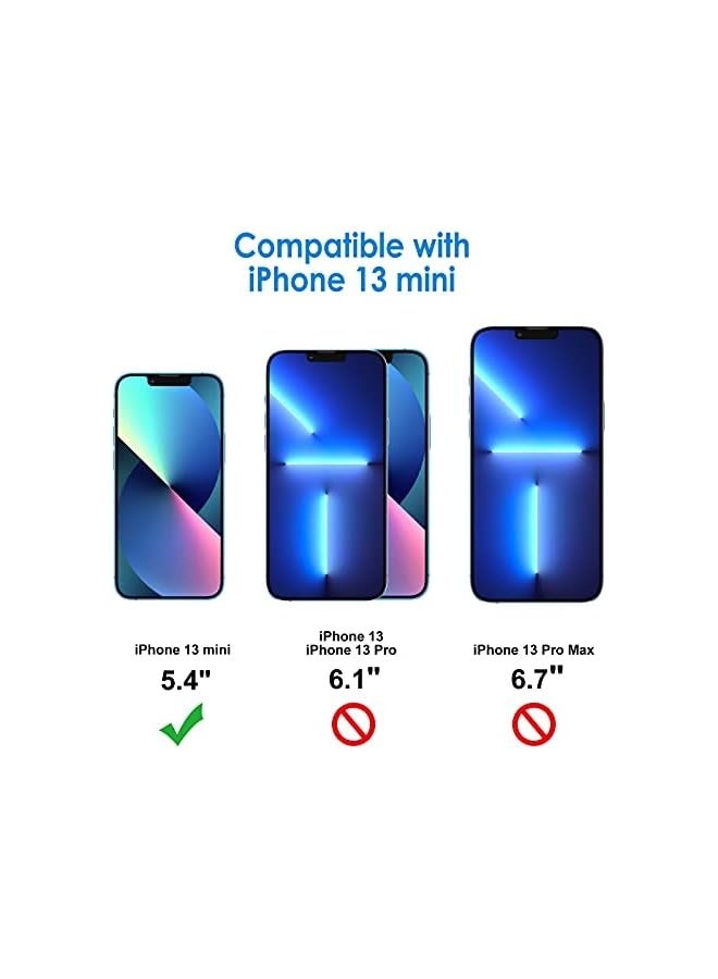 JETech Screen Protector Compatible with iPhone 13 mini 5.4-Inch, Tempered Glass Film, 3-Pack