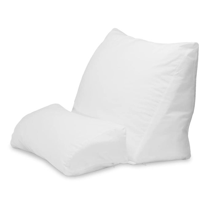 FLIP PILLOW 10IN1 REST POSITIONS WEDGE PILLOW FOR GENTLE PLUSH ELEVATION FOR BACK KNEES LEGS OR STOMACH SUPPORT COMFORT RELIEF STANDARD SIZE 20 INCH WIDTH PILLOW ONLY