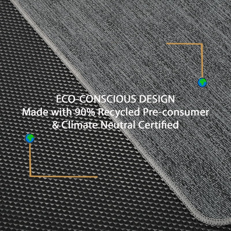 RccugmatS Chair Mat for Hardwood Floor, 36" x 48" Heavy Duty Office Chair Mat for Rolling Chairs, Anti Slip, Computer Chair Desk Mat, Floor Protector for Home Office, Graphite Texture - Image 4