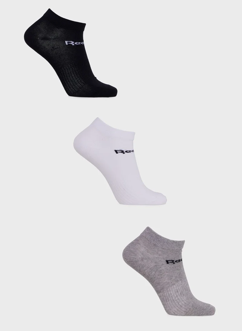 Reebok 3 Pack Of Act Core Low Cut Sock