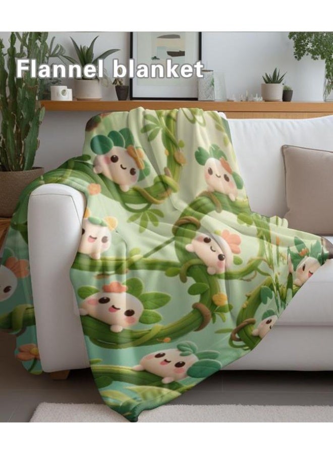general Baby and children's cartoon flannel thin blanket (warm and comfortable, suitable for sleep, game use) 70cm*100cm - Image 5