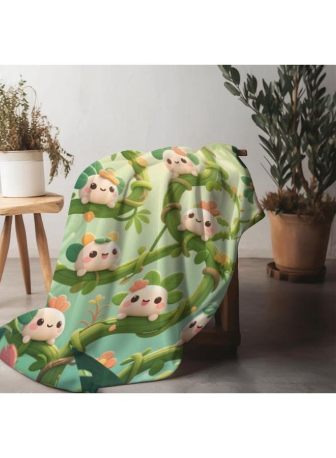 general Baby and children's cartoon flannel thin blanket (warm and comfortable, suitable for sleep, game use) 70cm*100cm - Image 4