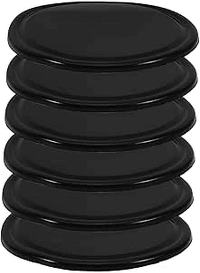 6Pcs Non Slip High Adhesion Round Desk Mat for Car Dashboard Office and Electronic Devices - Image 1