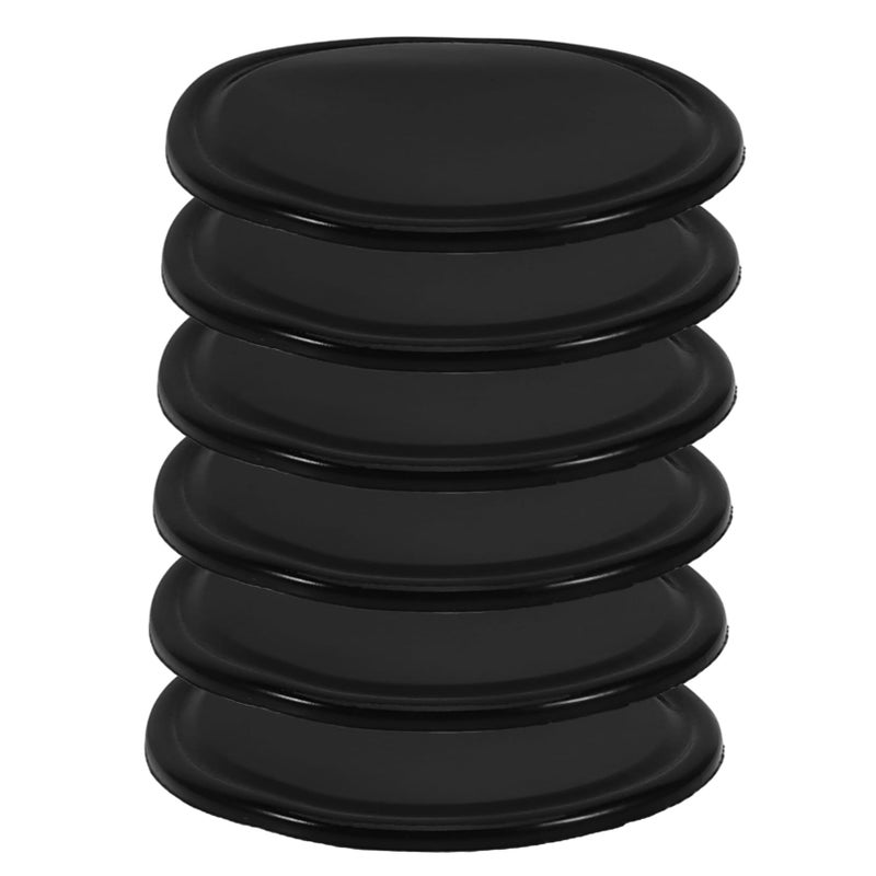 6Pcs Non Slip High Adhesion Round Desk Mat for Car Dashboard Office and Electronic Devices - Image 2