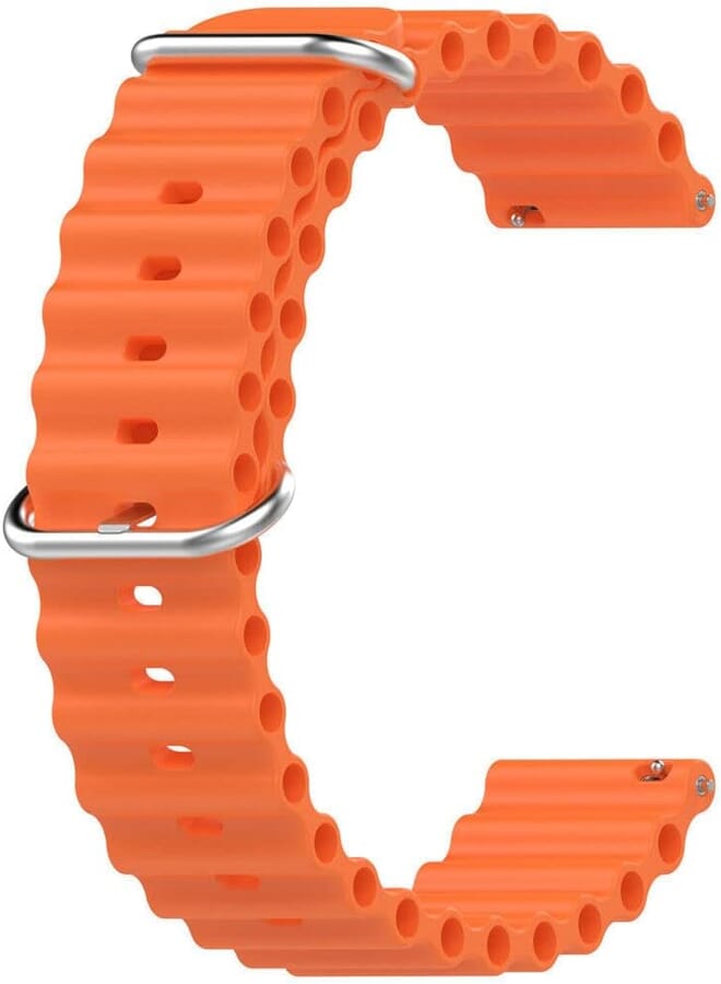 Ocean 20mm Watch Bands Compatible with Samsung Galaxy Watch 5 40/44mm, Watch 5 pro 45mm, Watch 4 40/44mm, Watch 4 Classic 42/44mm, Titanium Ring Silicone Buckle