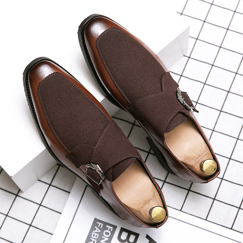 Large Size Four-Season New Formal Leather Shoes British Style Pointed Toe Business Shoes Casual Fashion Simple Men'S Shoes Dropshipping - Image 1