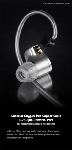 Moondrop MC1 Multipurpose Microphone Cable 3.5mm Earphone Upgrade Cable Microphone 0.78mm-2pin - Image 5