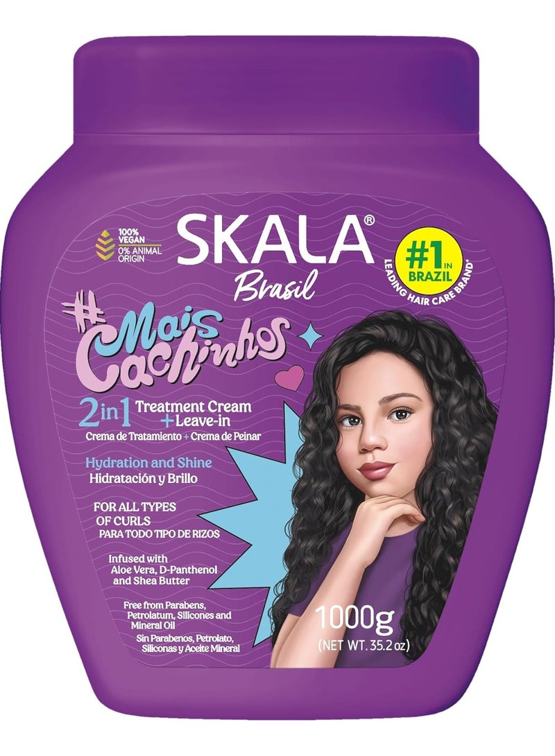SKALA Expert Mais Cachinhos Hair Care Creme (35.2 oz) - Image 5