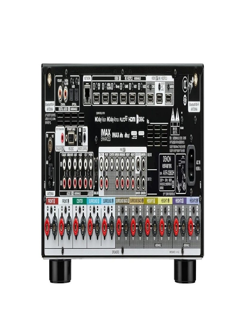 DENON AVCX3800HBKE2-9.4Ch 8K AV-RECEIVER WITH HEOS BUILT-IN - Image 3