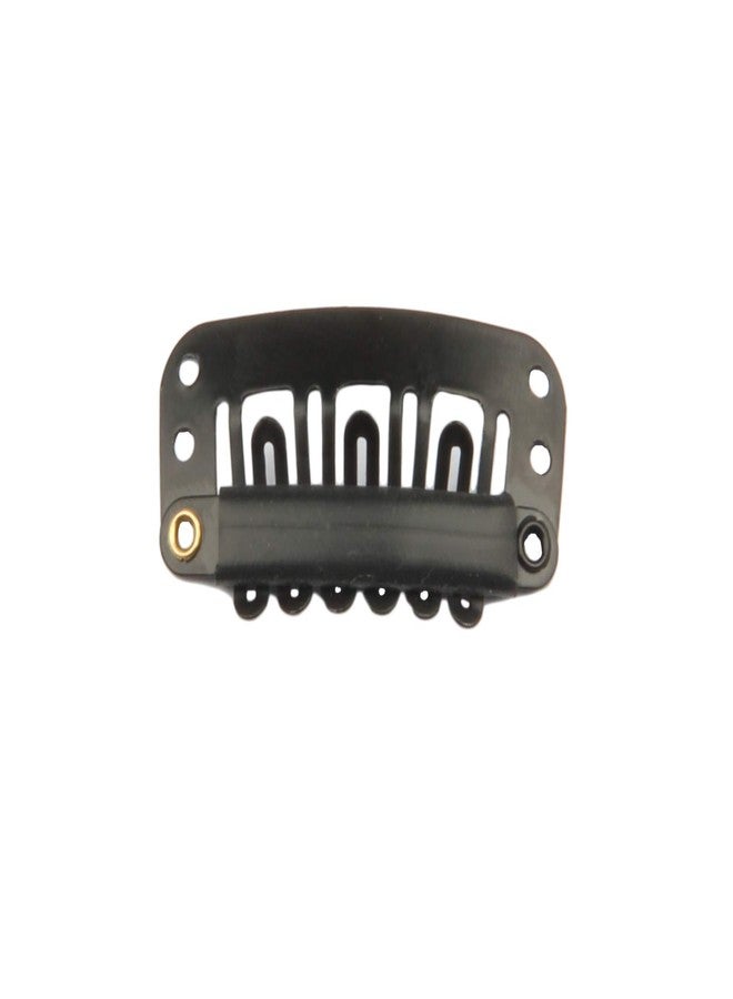 FeiHong 20 Pcs U-Shape Stainless Steel Snap Clips for Hair Extensions, Wigs, Hairpieces - Black Wig Accessories Clips & Combs - Image 5