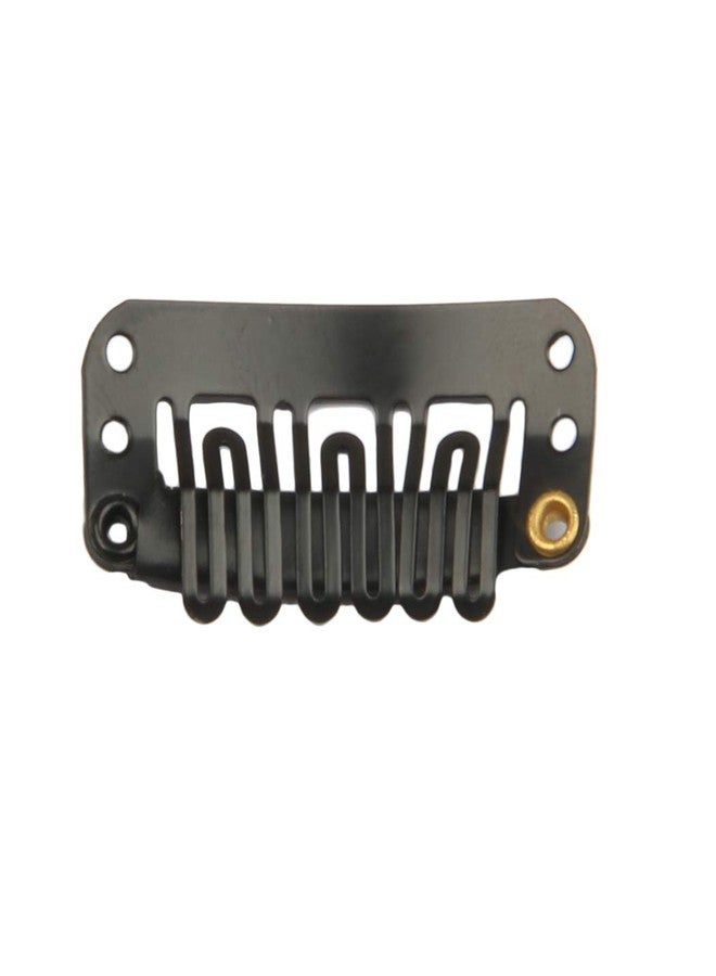 FeiHong 20 Pcs U-Shape Stainless Steel Snap Clips for Hair Extensions, Wigs, Hairpieces - Black Wig Accessories Clips & Combs - Image 4