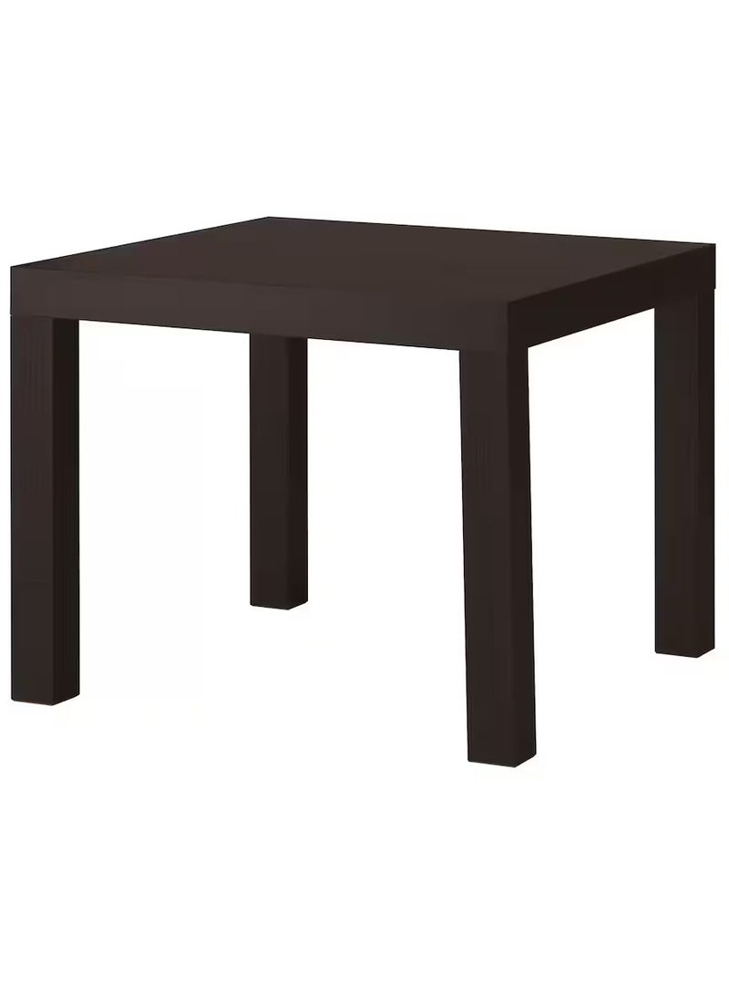 Side Table Black Brown 55X55 Cm - Image 1