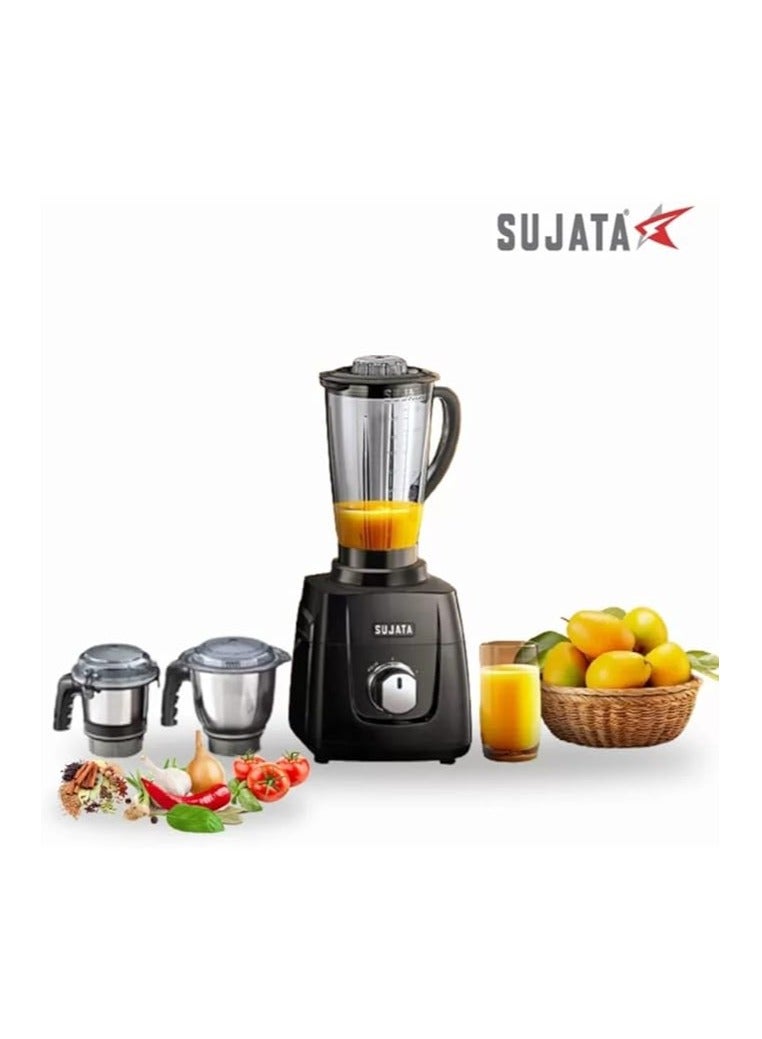 SUJATA Sujata MG 01 The New Generation Mixer Grinder (3 Jars) ABS, Black, 1000 Watts  - Image 2