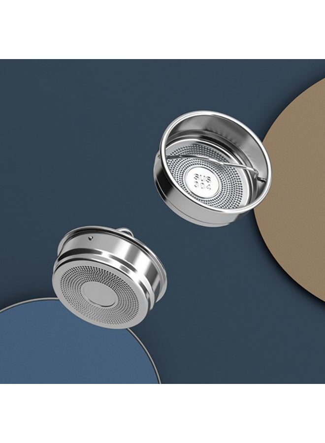 زجاجة مياه حرارية ترمس حراري كوب سفر ٤٥٠ مل معزول بتفريغ الهواء، مصنوع من الفولاذ المقاوم للصدأ 304، مانع للتسرب، يحافظ على المشروبات الساخنة والباردة لعدة ساعات، مع حزام حمل جلدي - مثالي للاستخدام في السيارة، المكتب، الرياضة والسفر. - Image 4