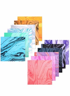 Y&D 24 Sheets 6 x 6" Scrapbook Paper Marbled Pad Single-Sided Colorful Cardstock Scrapbooking Pattern Pack Cardmaking Supplies Vintage Decorative Craft  - Image 2