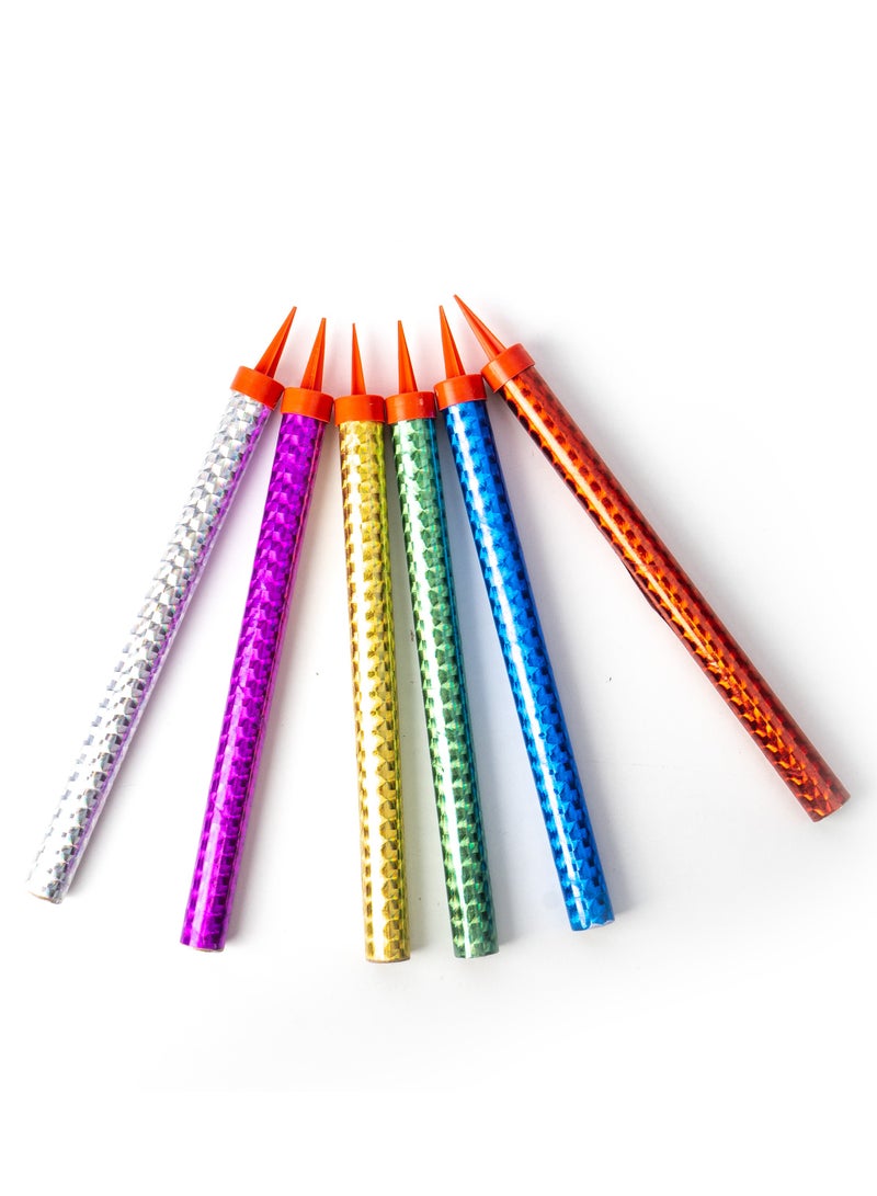 Sparkler Candles for Celebrations and Birthdays, 6 pieces, 15 cm long - A fiery touch that lights up your special moments  - Image 1