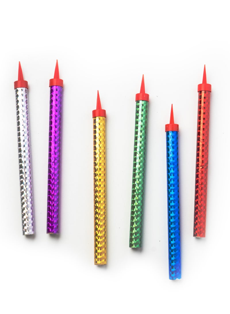 Sparkler Candles for Celebrations and Birthdays, 6 pieces, 15 cm long - A fiery touch that lights up your special moments  - Image 2