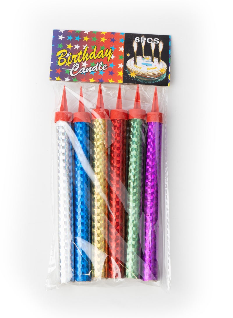 Sparkler Candles for Celebrations and Birthdays, 6 pieces, 15 cm long - A fiery touch that lights up your special moments  - Image 5