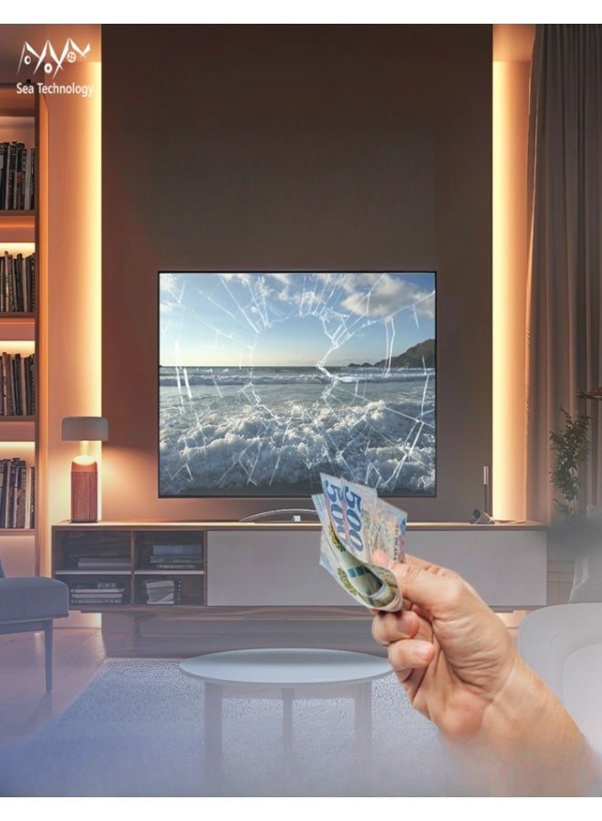 Sea Technology 32 Inch Tv Screen Protector, Made of Solid Acrylic Material with a Thickness of 3 mm, Anti Blue light, Anti Scratches, Guard against Radiation, Compatible with all Types of Tv screens - Image 4