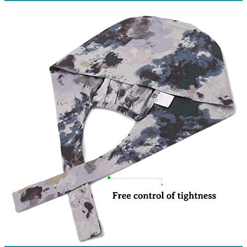 GUOER Scrub Cap Calabash Hat Calabash Caps Unisex Working Hat One Size (21F07B) - Image 4