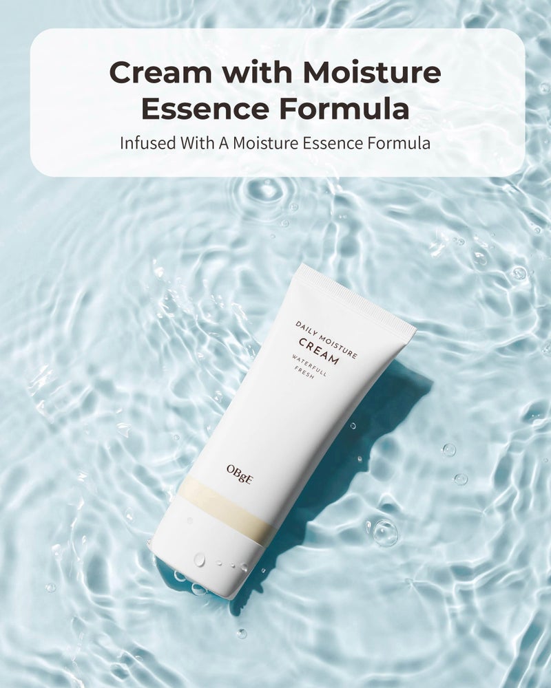 OBgE Daily Moisture Cream (1.7fl oz) - Lightweight, Soothing & Cooling Lotion for Face. Long-Lasting Protection, No White Cast. Aloe Vera - Image 2