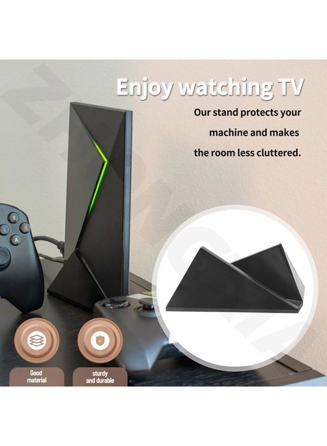 ZHONGXIA Durable Composite TV Mount/Vertical Stand Organizer Compatible with Nvidia Shield Android TV (2017/2019 Pro - Image 4
