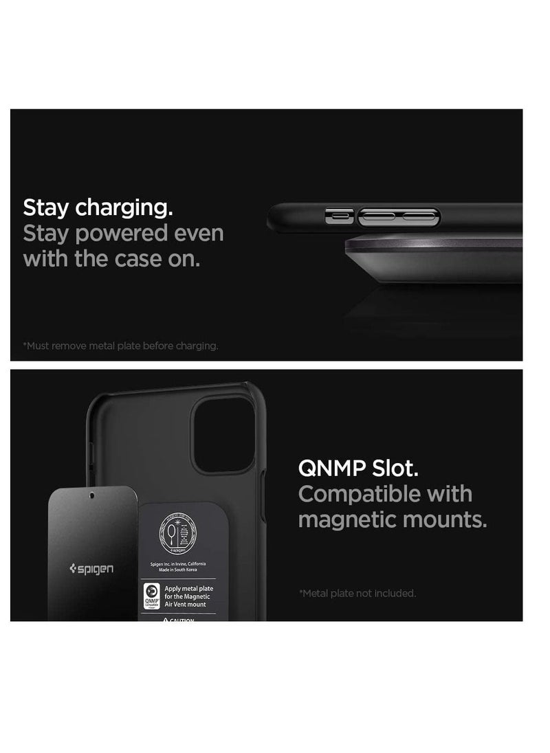 Thin Fit Designed for Apple iPhone 11 Pro Max Case (2019) - Black