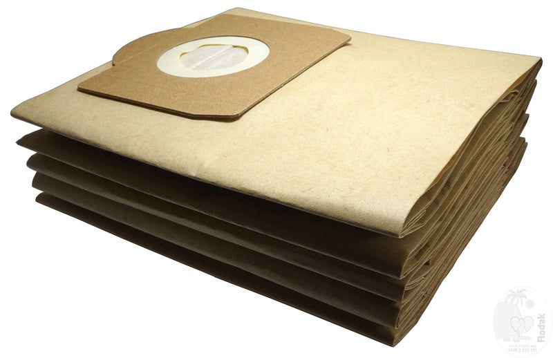 RODAK Paper Dust Bags compatible with Karcher WD3, WD3 P, MV3 & WD 3.200, Made Of Double Ply Filter, Tear Resistance. Imported (Pack of 5) - Image 3