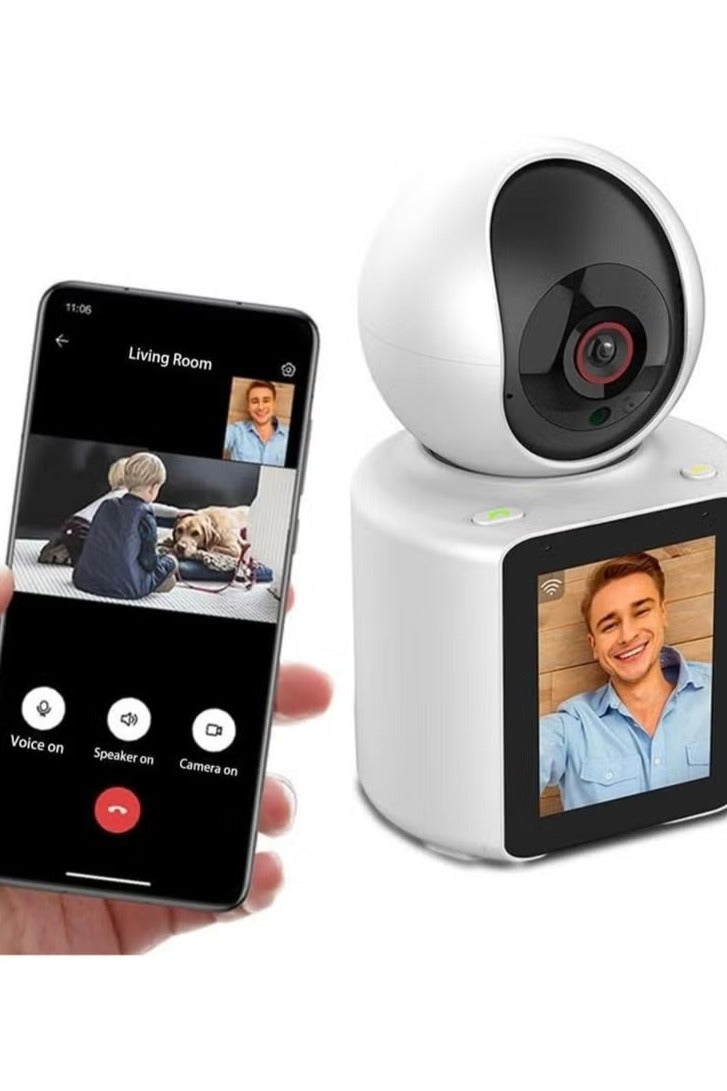 Generic Full HD Camera with AI Auto Tracking & HD Display. camera, camera for home, baby monitor, Ideal Baby Monitor/Pet Camera. Smart Wifi Camera with Night Vision, Motion Detection, Two-Way Video Calling - Image 3
