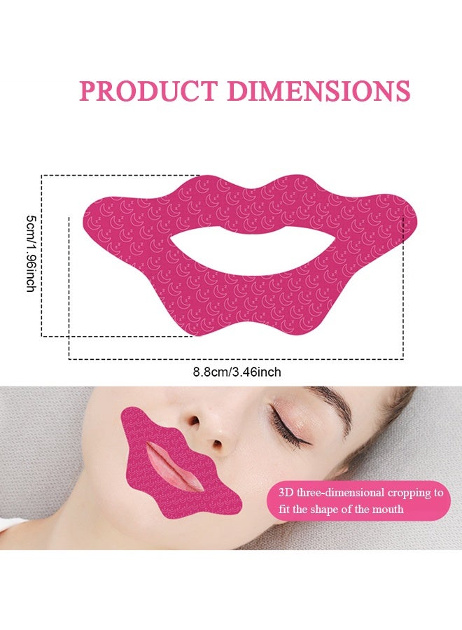 30 Pcs Sleep Tape Patch for Adult - Stop Snoring Breathe Easier Patch - Super Anti Snoring Solution For Men And Women - Closed Mouth Patch for Reduces Mouth Breathing - Hypoallergenic Medical Grade Adhesive Cotton Tape (Pink) - Image 2