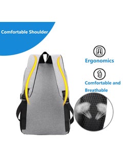 Rightsure Travel Laptop Backpack, College School Computer Bag with USB Charging Port for Men and Women, Fits 15.6 Inch Laptop (Red)  - Image 5