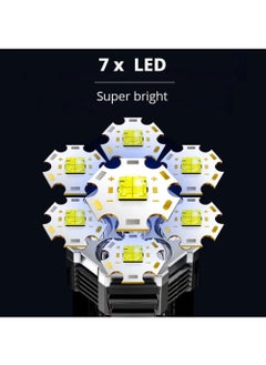Rock Pow Rechargeable LED Flashlight with COB Side Light Super Bright Flashlight Battery Powerd Waterproof Handheld Flashlights  - Image 4