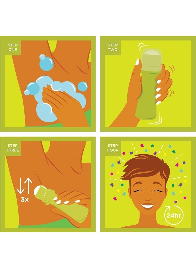 Ban مضاد تعرق غير معطر يدوم 24 ساعة، مزيل عرق رول أون للنساء والرجال، حماية من رطوبة الإبط، مع مكونات مكافحة الروائح، 3.5 أونصة سائلة (عبوة من 2) - Image 4