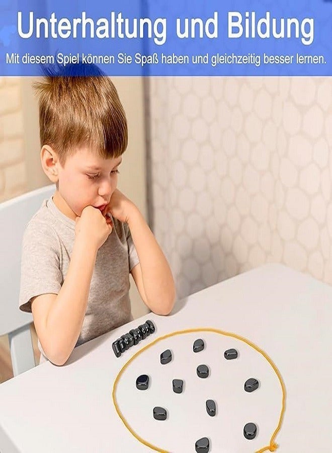 لعبة شطرنج مغناطيسية للأطفال، لوحة شطرنج مغناطيسية مع حبل لعب للأطفال والكبار - Image 4