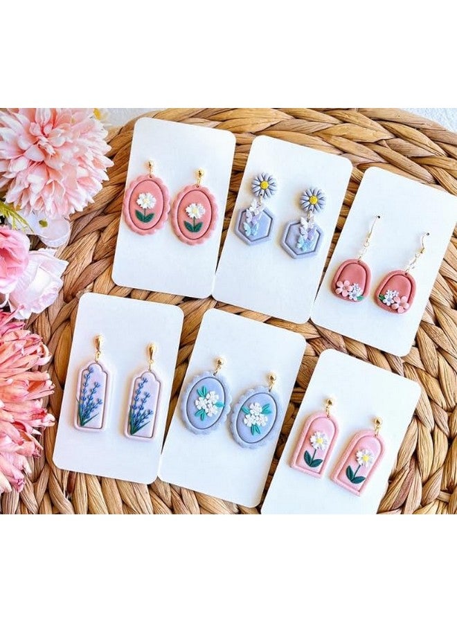 DHANISHTHA Dhanishtha | Polymer Clay Cutter Cutters | Clay Cutter Clay Tool | Basic Shapes Earing Making Tools | Clay Cutter Tool Jewellery Making Tools | Color May Vary | Set of 12 Cutters |  - Image 4