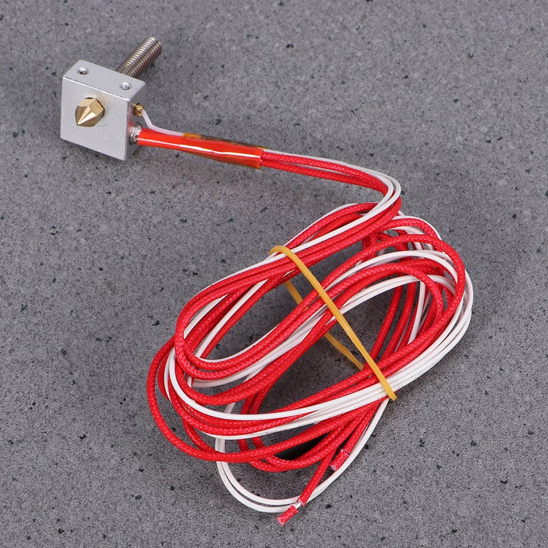 2Pcs Assembled Extruder Part Hot End Heating Nozzle Direct Extruder Filament Nozzle for 3D Printer (Assorted Color) - Image 5