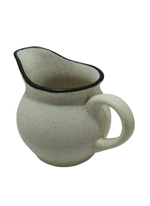 Mirakii Mirakii Ceramic 375 ml GravySauceMilk Pot Microwave and Dishwasher Safe Mirakii 472 B  - Image 1