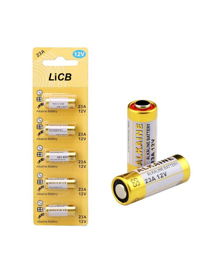 LiCB A23 23A 12V Alkaline Battery (5-Pack) - Image 1